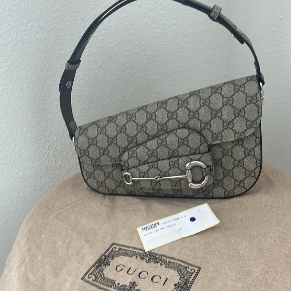 $4,500 New Authentic GUCCI Horsebit Shoulder Bag 1955 Purse LIMITED EDITION